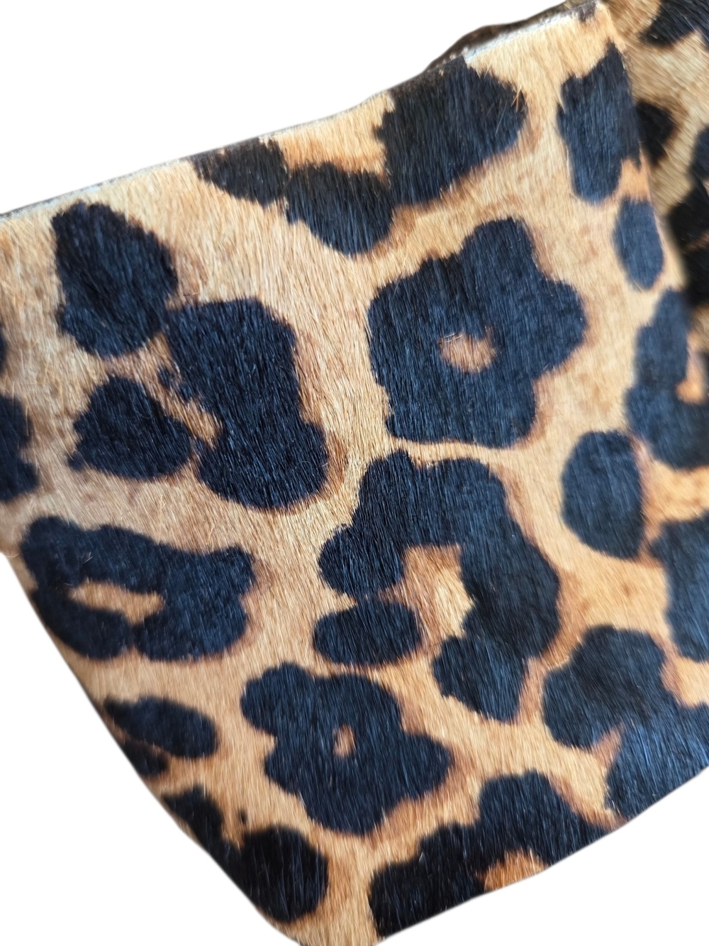 Franco Sarto Leopard Print Wedge Slide Sandals - Tan/Black - Picture 8 of 11